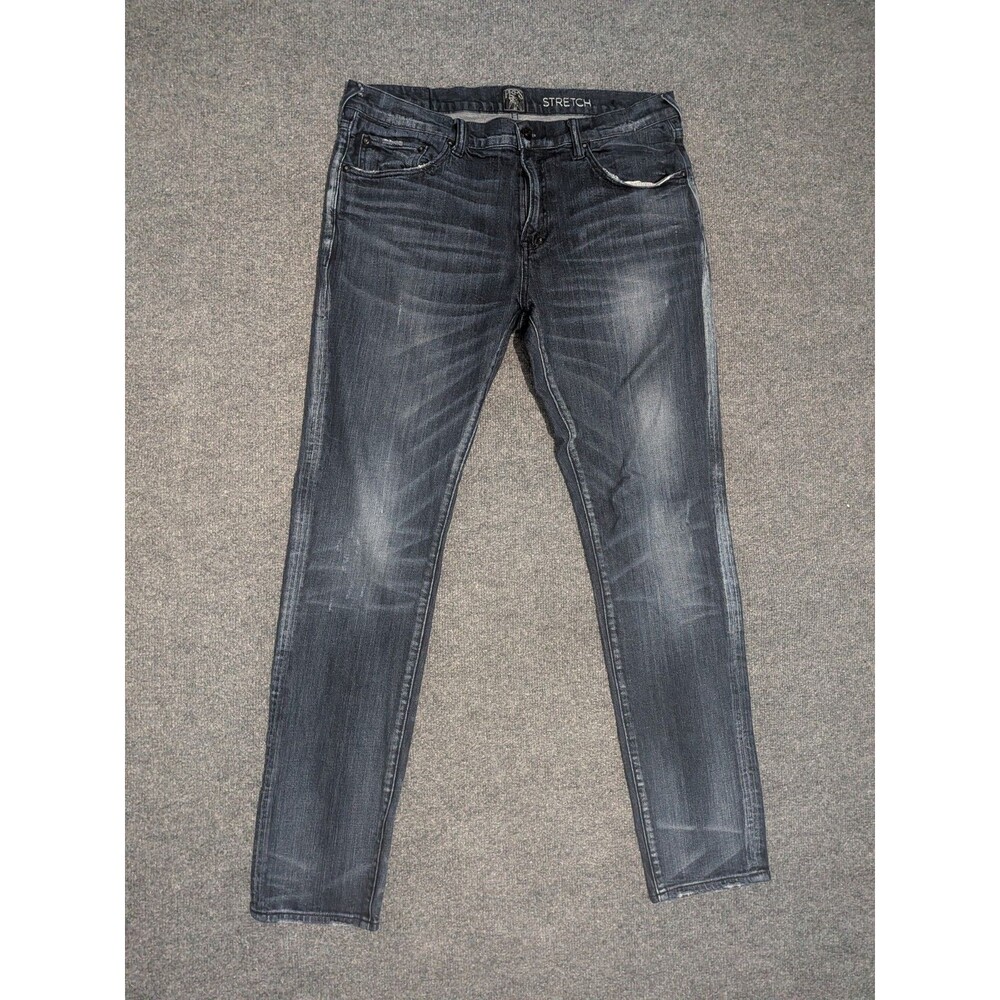PRPS Jeans Mens 36 (35x32) Slim Straight Distressed Denim Blue